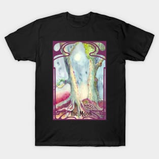 The Moon tarot card T-Shirt